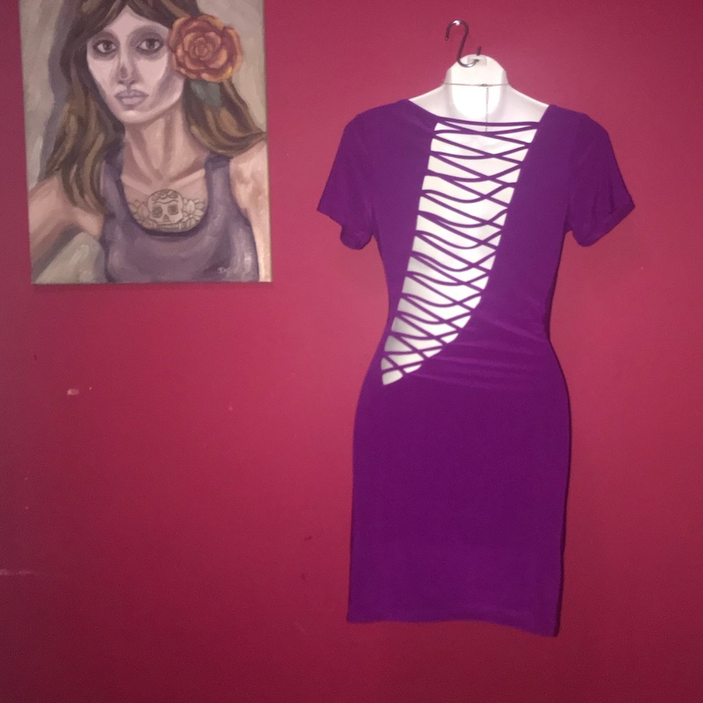 Foreign Exchange Purple Dress